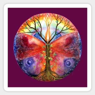 Colorful Tree of Life Sticker